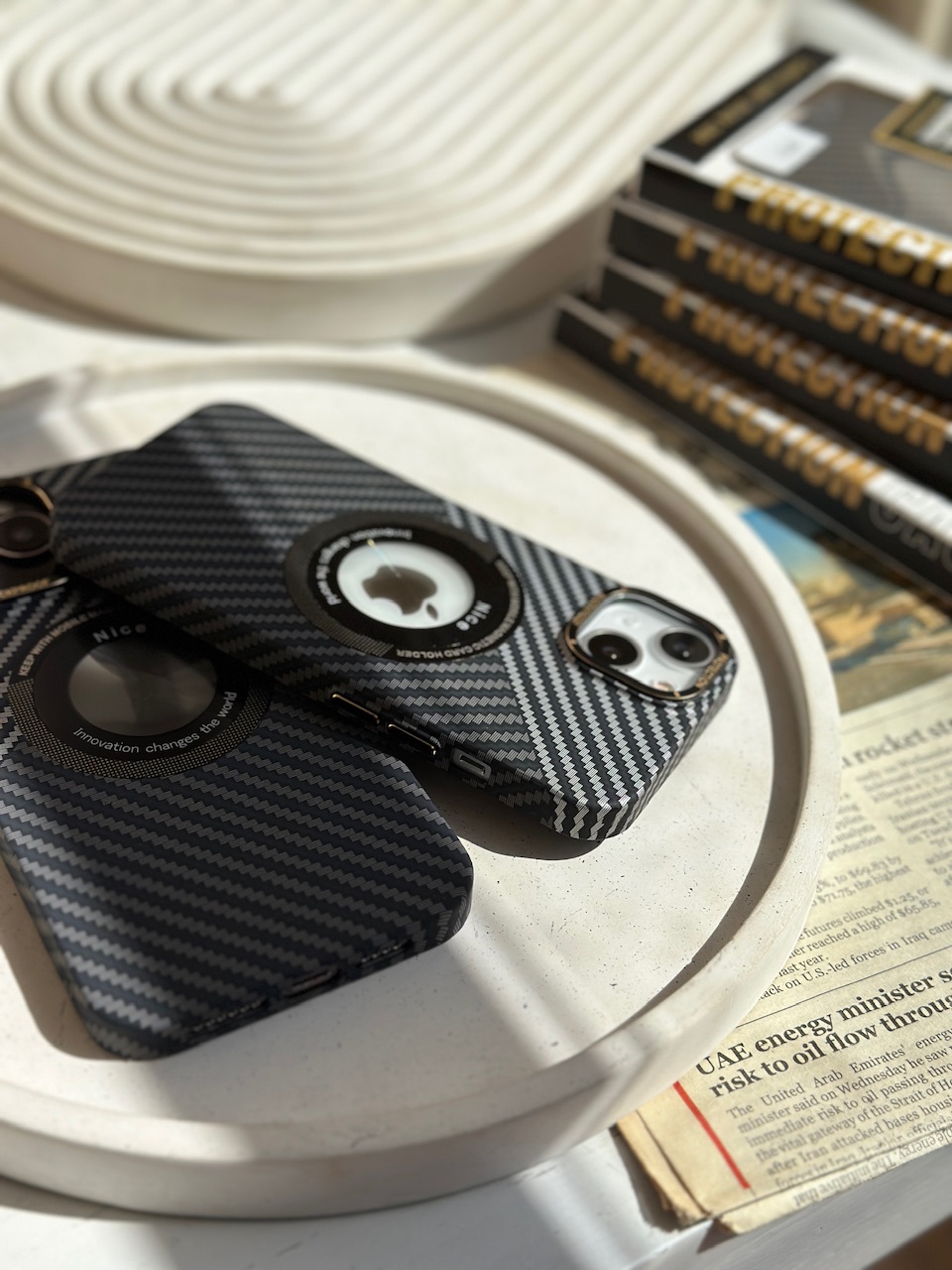 قاب گوشی آیفون مدل Carbon Shockproof