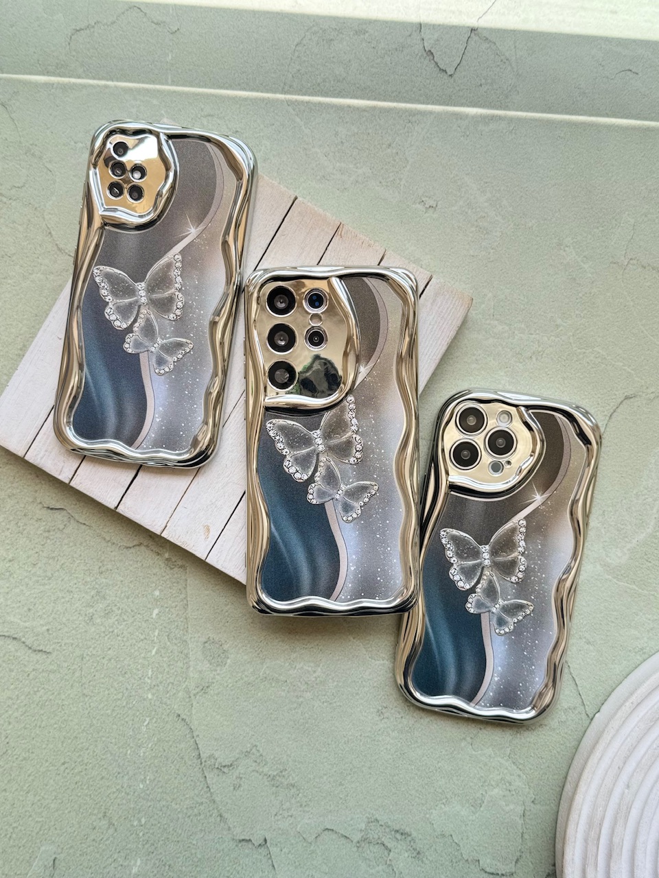 قاب گوشی آیفون سامسونگ شیائومی مدل  Shiny Wings