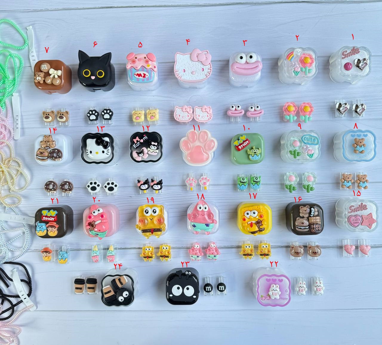 محافظ آداپتور 20 وات عروسکی کارتونی (5تکه)