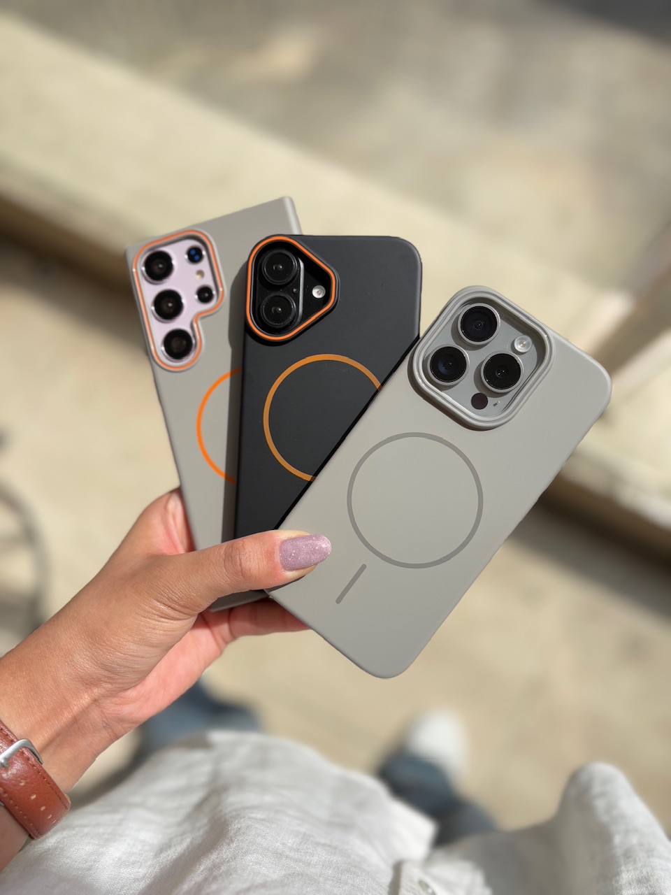 قاب لاین نارنجی مگ سیف