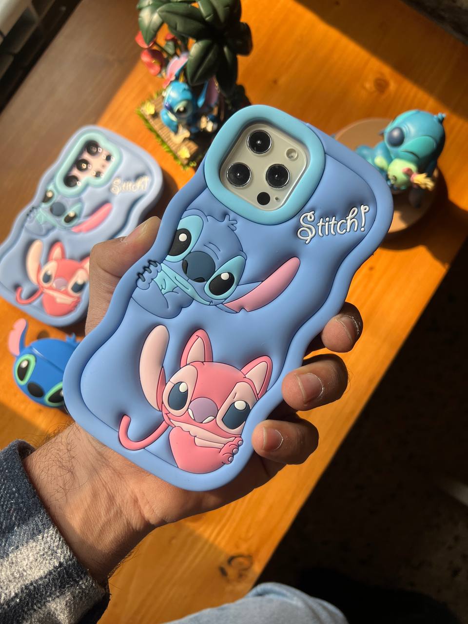 قاب گوشی آیفون سامسونگ شیائومی مدل  استیچ stitch سیلیکونی کد T