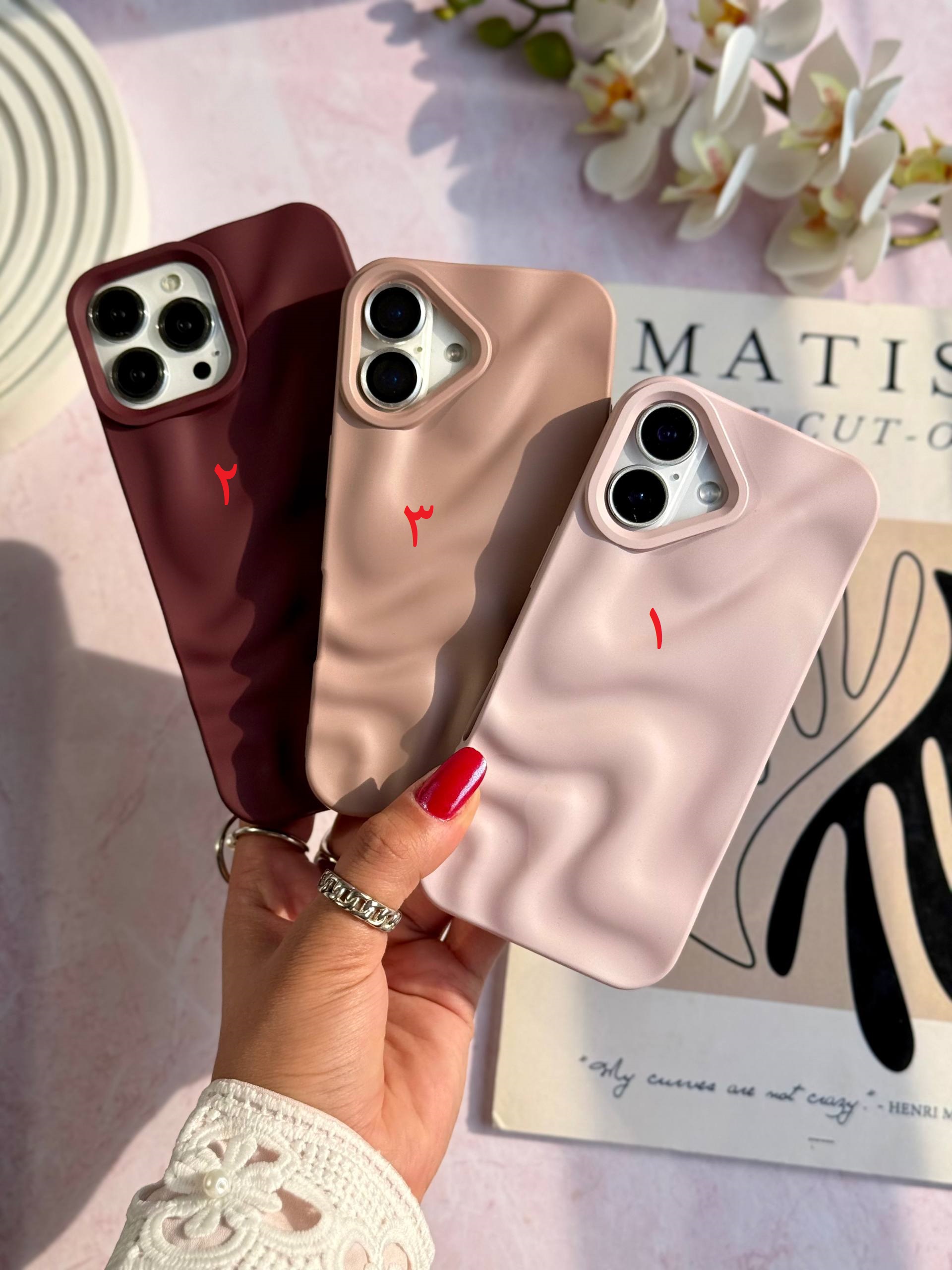 قاب  گوشی آیفون مدل Matte Waves