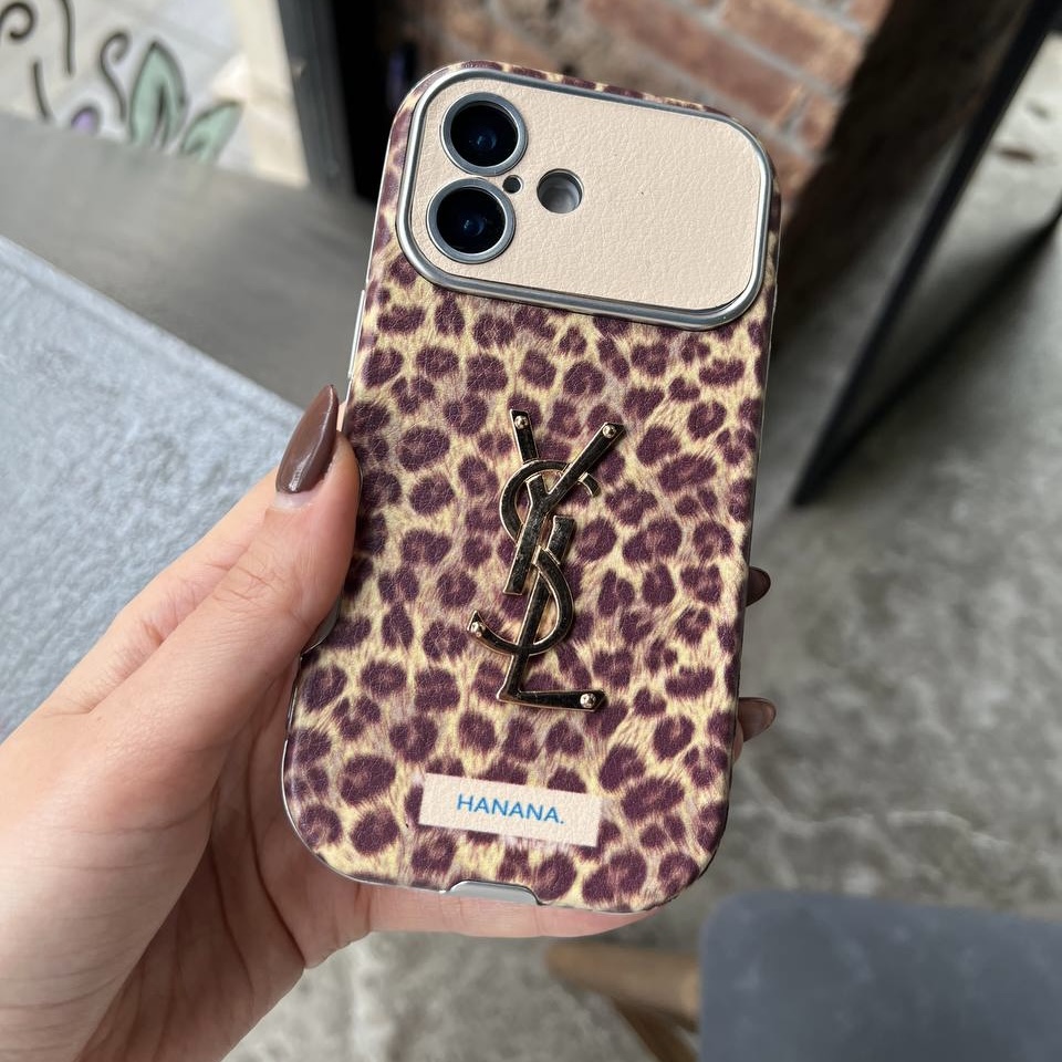 قاب گوشی آیفون مدل YSL پلنگی کد T