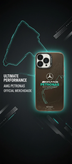 قاب آیفون مدل بنز BENZ AMG PETRONAS مشکی شیک