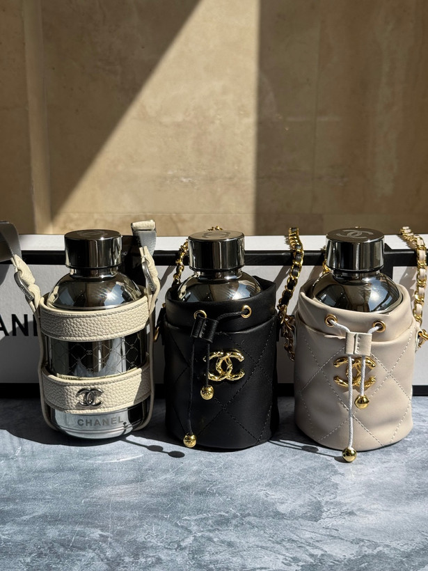 بطری آب استیل شنل سری Thermos Cup با کیف دوشی شیک