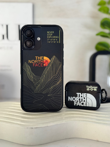 قاب آیفون طرح North Face گلدن ادیشن شیک و خاص