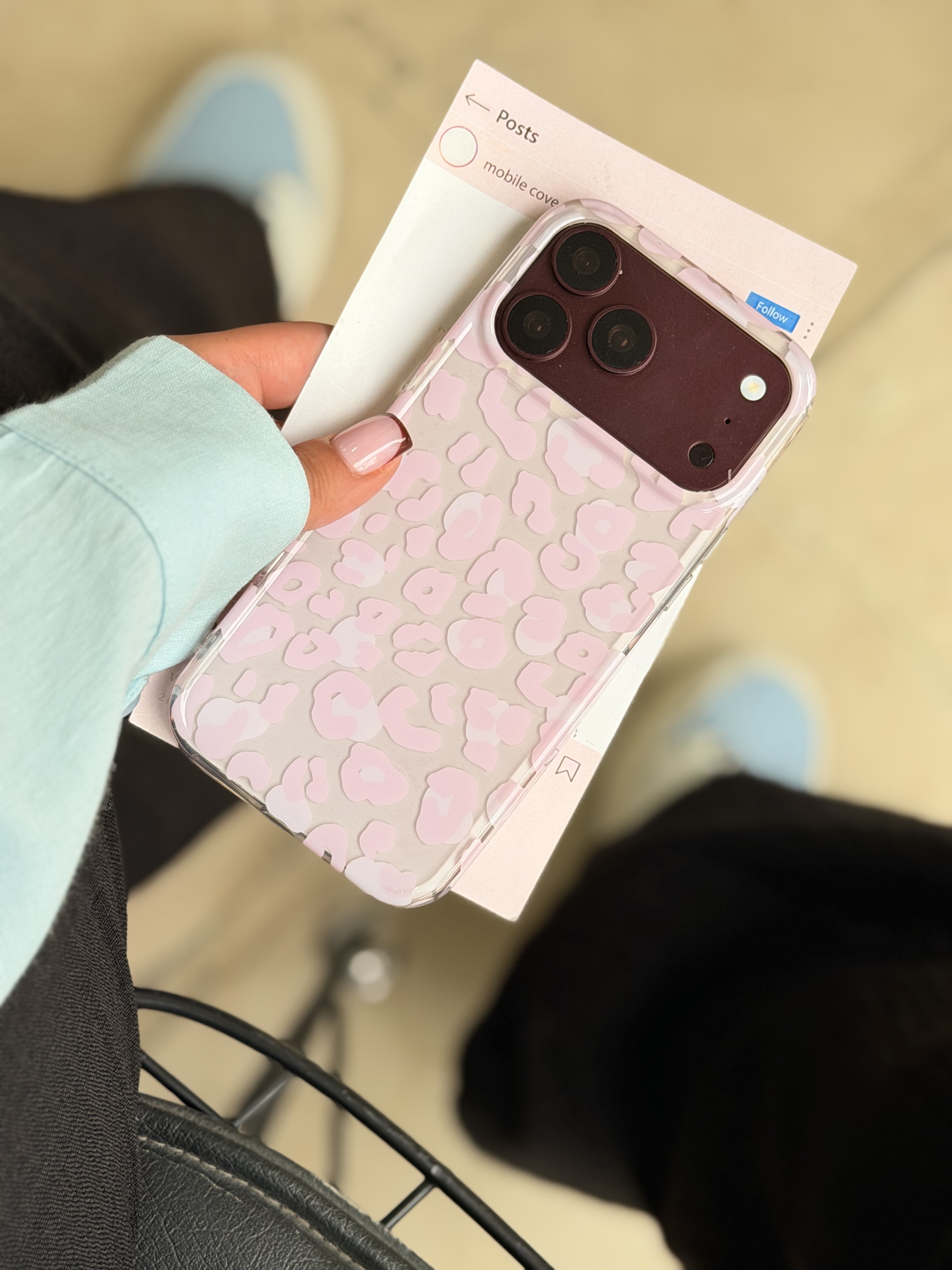 قاب گوشی مدل Minimal Leopard مناسب  آیفون
